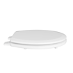 Picture of White Deluxe Molded Wood Toilet Seat, Closed Front with Cover, Round