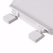 Picture of White Plastic Toilet Seat, Closed Front with Cover, Round