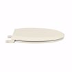 Picture of Bone Premium Plastic Toilet Seat, Closed Front with Cover, Slow-Close and QuicKlean® Hinges, Round