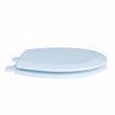 Picture of Dresden Blue Deluxe Molded Wood Toilet Seat, Closed Front with Cover, Round