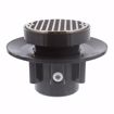 Picture of 3" x 4" LevelBest® Complete Heavy Duty Slab Drain System with 3" Plastic Spud and 5" Nickel Bronze Strainer