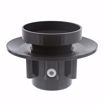 Picture of 3" x 4" LevelBest® Complete Heavy Duty Slab Drain System with 3" Plastic Spud and 5" Nickel Bronze Strainer