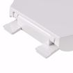 Picture of White Premium Plastic Toilet Seat, Closed Front with Cover, Slow-Close and QuicKlean® Hinges, Elongated