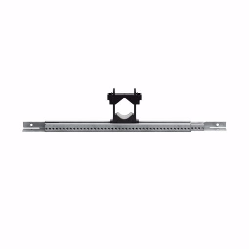 Picture of 9"-16" Adjustable Pipe Support Bracket with 1 Glide Clamp (Less Screws)