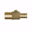 Picture of 3/4" x 1/2" x 1/2" F1807 Brass PEX Reducing Tee, Bag of 25