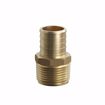 Picture of 1" F1807 x 3/4" MIP Brass PEX Adapter, Bag of 25