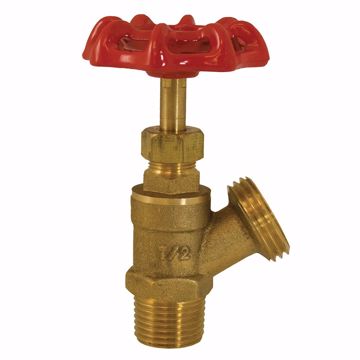 Picture of 1/2" MIP x 3/4" MHT Brass Boiler Drain Valve