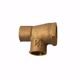 Picture of 3/4" x 1/2" x 3/4" C x FIP x C Forged Brass Tee