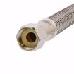 Picture of 3/8" Flare x 3/8" Compression x 20” Braided Stainless Steel Texas Style Faucet Connector