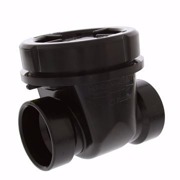 Picture of 1-1/2" ABS Backwater Valve with Extension Kit and Cast Iron Lid