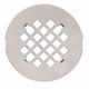 Picture of 4-1/4" White Replacement Strainer, Snap-in