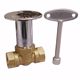 Picture of Chrome Plated Straight Ball Valve 1/4 Turn Log Lighter Valve