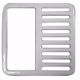 Picture of Half Top Grate for Porcelain Coated Floor Sinks