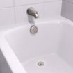 Picture of Snap-On Bathtub Faceplate with Lift and Turn Stopper, Brushed Nickel