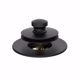 Picture of Lift and Turn Brass Tub Stopper and Trim Ring, Matte Black