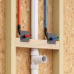 Picture of PEX Bend Support for 1/2" Pipe with Faceplate