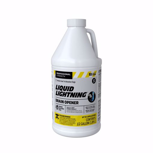 Picture of LIQUID LIGHTNING DRAIN CLEANER 4PK 1/2GAL