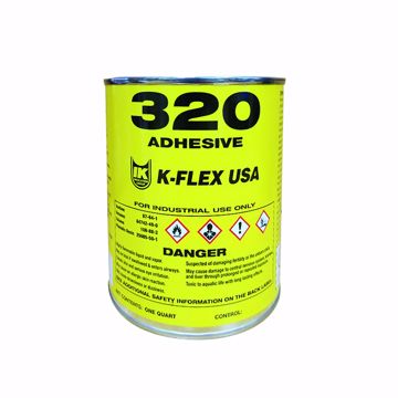 Picture of 1 Quart Fast Tack Insulation Contact Adhesive, Amber, Carton of 12