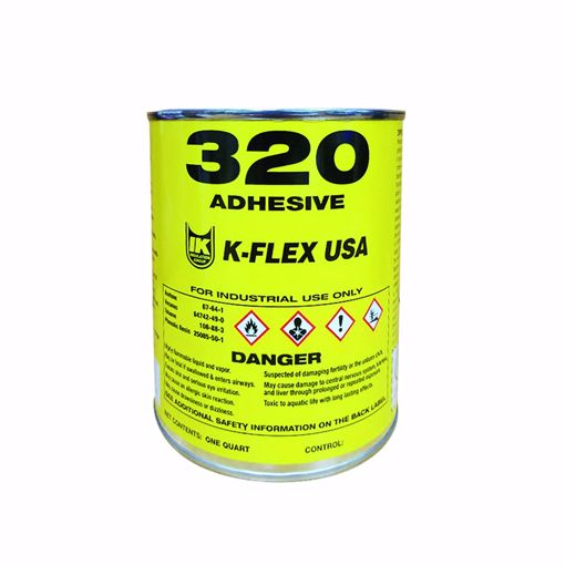 Picture of 1 Quart Fast Tack Insulation Contact Adhesive, Amber, Carton of 12