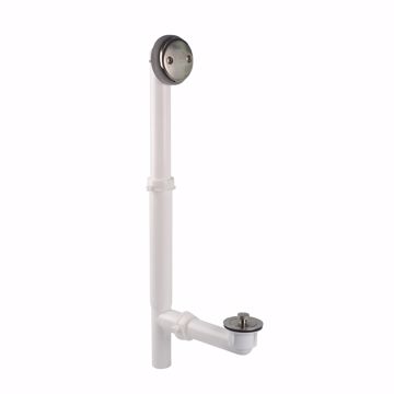 Picture of 24" Lift and Turn Polypropylene Tubular Full Bath Waste Kit, Brushed Nickel