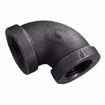 Picture of 1-1/4" Black Iron 90° Street Elbow, Banded