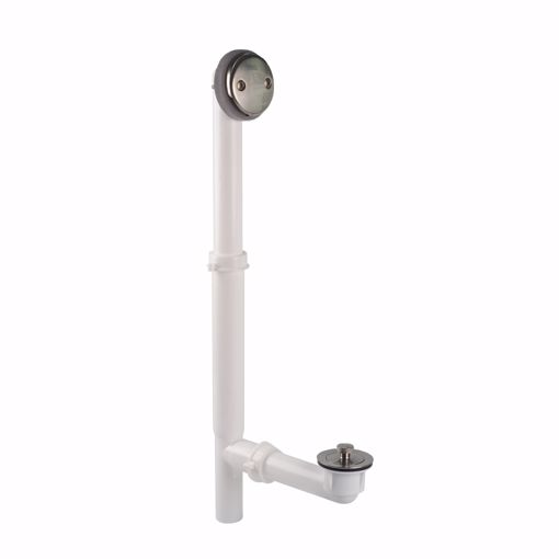 Picture of 24" Lift and Turn Polypropylene Tubular Full Bath Waste Kit, Brushed Nickel