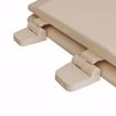 Picture of Fawn Beige Deluxe Molded Wood Toilet Seat, Closed Front with Cover, Round