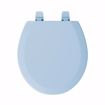 Picture of Regency Blue Deluxe Molded Wood Toilet Seat, Closed Front with Cover, Round