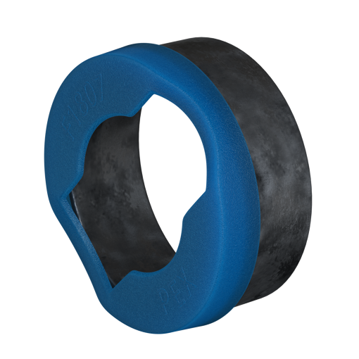 Picture of 1-1/2" PEX Copper Crimp Ring with Positioning Cap, Bag of 25