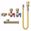 Picture of 3/4" IPS Tankless Water Heater Valve Service Kit with Pressure Relief Valve, Sediment Trap, Gas Connector and Gas Ball Valve