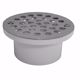 Picture of 2" x 3" General Purpose PVC Drain with Long Body and Stainless Steel Strainer