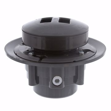 Picture of 2" x 3" LevelBest® Complete Heavy Duty Drain System with 3" Metal Spud and 5" Nickel Bronze Strainer