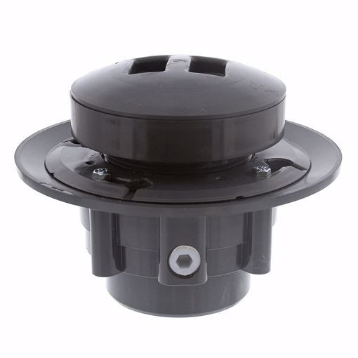 Picture of 2" x 3" LevelBest® Complete Heavy Duty Drain System with 3" Metal Spud and 5" Nickel Bronze Strainer