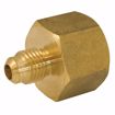 Picture of 1/2" x 1/4" Brass Flare x FIP Coupling