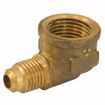 Picture of 3/8" x 1/2" Brass Flare x FIP 90° Elbow