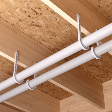 Picture of 3" DWV J-Hook Pipe Hanger, Carton of 25