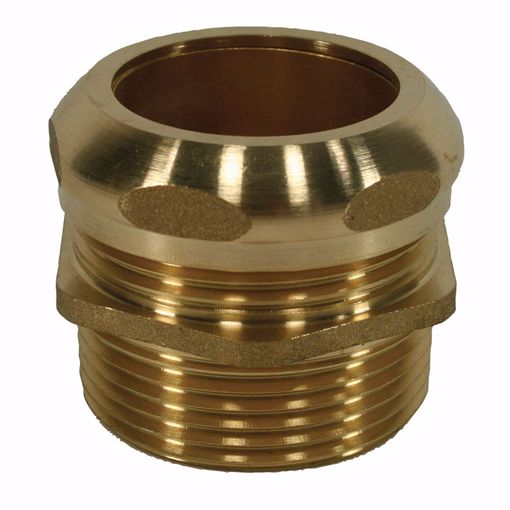 Picture of 1-1/4" MIP x 1-1/4" OD Waste Connector with Stop