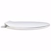 Picture of Utility Grade Plastic Seat, White, Elongated Closed Front with Cover, Truck Pack of 10