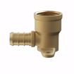 Picture of 1/2" F1807 x FIP Brass PEX 90° Drop Ear Elbow, 2 Ears, Bag of 25
