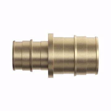 Picture of 3/4" x 1" F1960 Brass PEX Coupling, Bag of 10