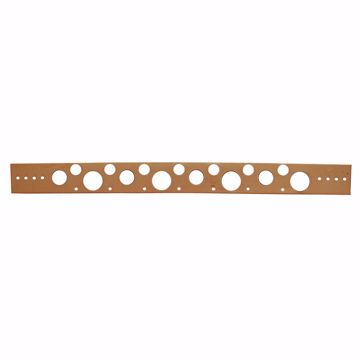 Picture of 1/2" - 1" x 20" Flat Copper Plated Bracket, Box of 50