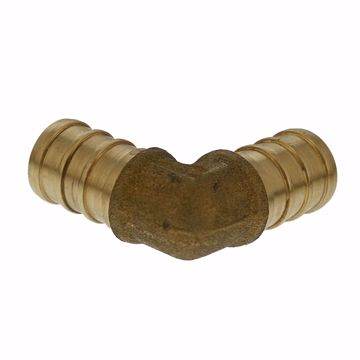 Picture of 1/2" F1807 Brass PEX 90° Elbow, Bag of 100