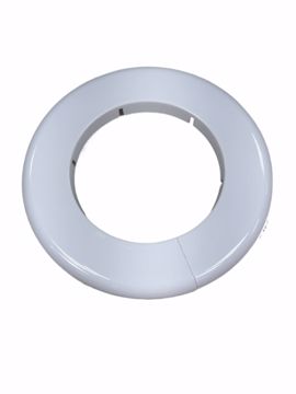Picture of 3" IPS White Flexible Plastic Floor and Ceiling Plate, Box of 12