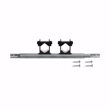 Picture of 9"-16" Adjustable Pipe Support Bracket with 2 Glide Clamps and Screws, Bulk Pack of 50 Sets