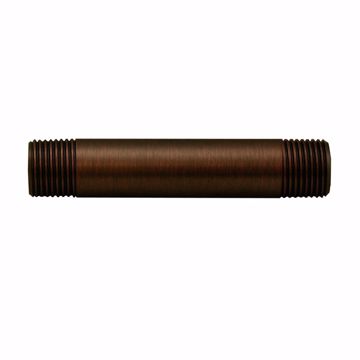 Picture of Old World Bronze 1/2" x 4" Brass Nipple