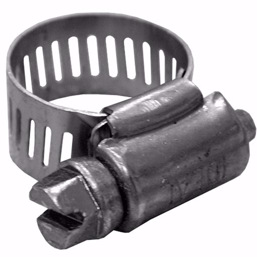 Picture of 2-1/2" - 4-1/2" Gear Clamp with 1/2" Band, All Stainless, Box of 100