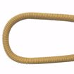 Picture of 3/8" OD (1/4" ID) X 12" Long, 3/8" Female Pipe Thread X 3/8" Male Pipe Thread, Yellow Coated Corrugated Stainless Steel Gas Connector