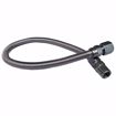 Picture of 1/2" OD (3/8" ID) X 18" Long, 1/2" Female Pipe Thread X 3/8" Male Pipe Thread, Uncoated Corrugated Stainless Steel Gas Connector