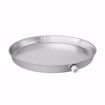 Picture of 20" Aluminum Round Water Heater Pan with 1" PVC Fitting