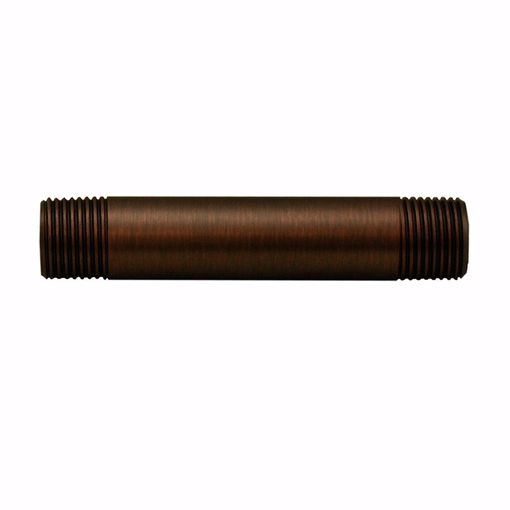 Picture of Old World Bronze 1/2" x 4" Brass Nipple